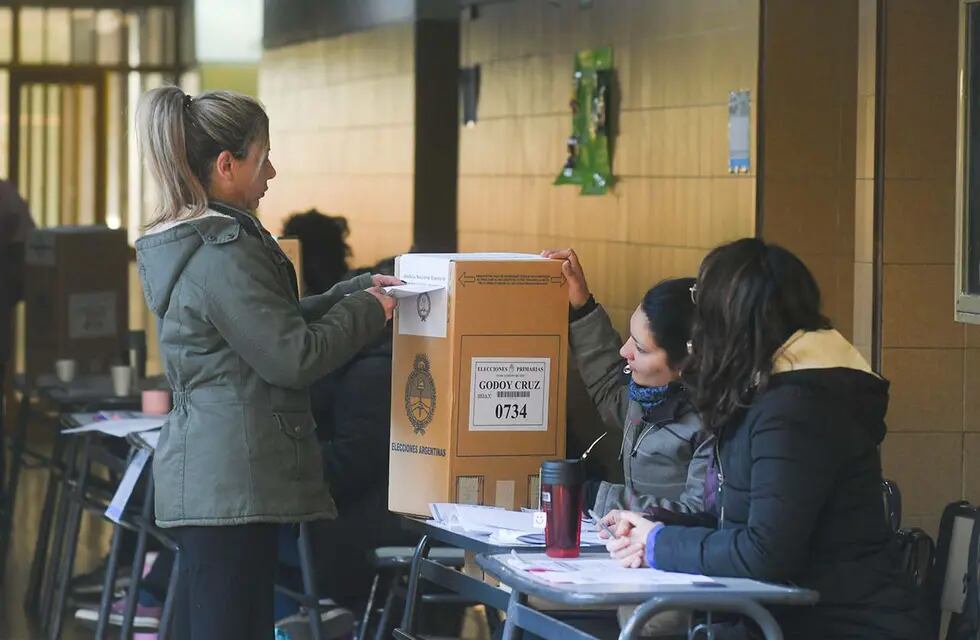 Elecciones PASO presidenciales 2023 en la provincia de Mendoza. Foto: José Gutierrez / Los Andes