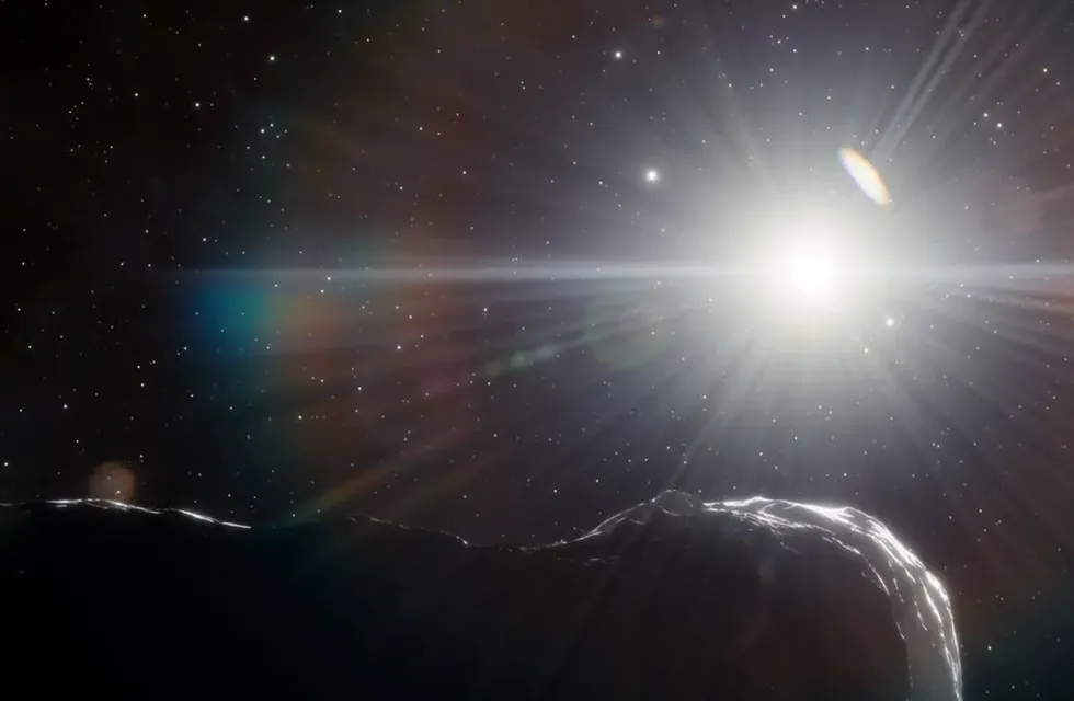 El asteroide, apodado "asesino de planetas", mide 1.5 kilómetros de ancho y recibe el nombre 2022 AP7. Foto: NOIRLab.