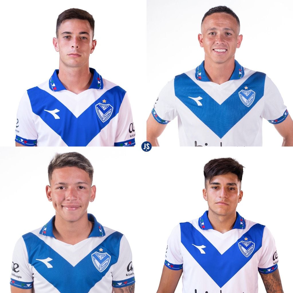 Valentín Gómez, Leonardo Jara, Gianluca Prestianni y Santiago Castro, son los jugadores de Vélez que fueron agredidos por la barra.