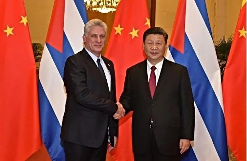 Presidentes de Cuba y de China