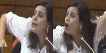 Insólito: una diputada paraguaya sorprendió al cantar “Te felicito” en plena sesión