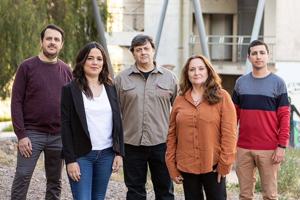 Lautaro Jiménez, Noelia Barbeito, Edgardo Videla, Marcia Marianetti y Nicolás Fernández.
