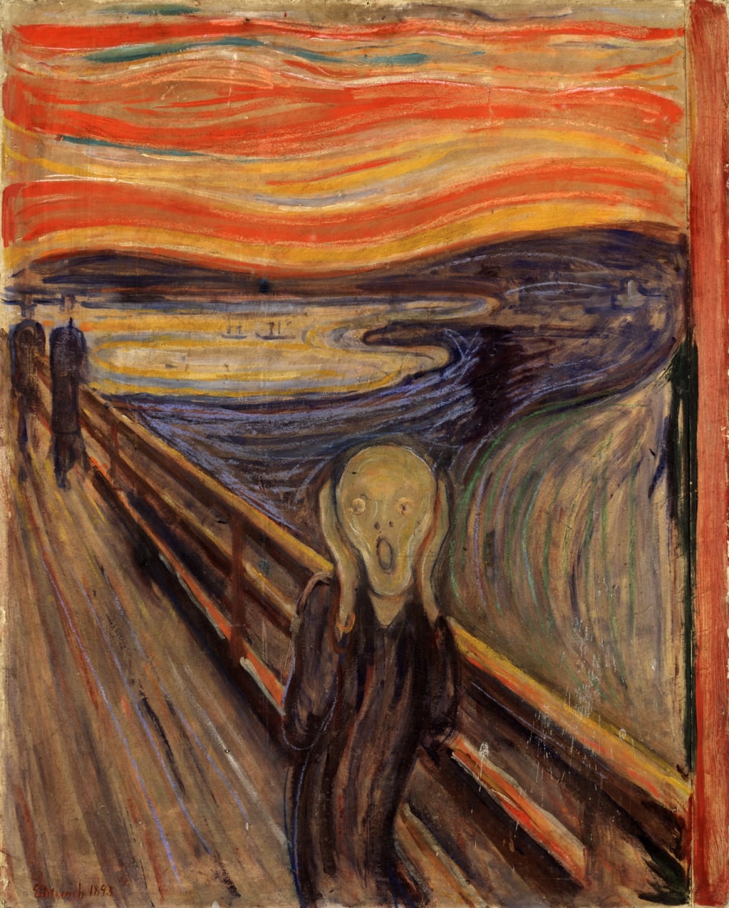 "El grito", Edvard Munch (1893).