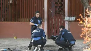 Policía Científica en Las Heras