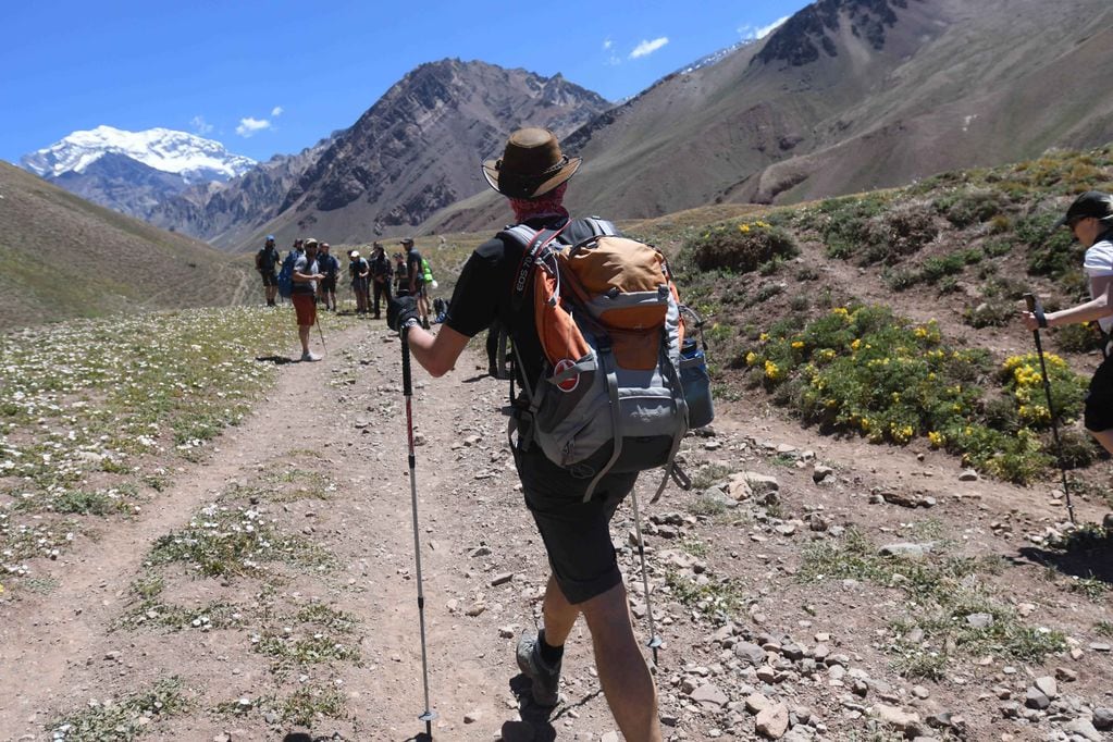 El trekking regresará a las bellas montañas mendocinas.  Foto: Claudio Gutierrez / Los Andes