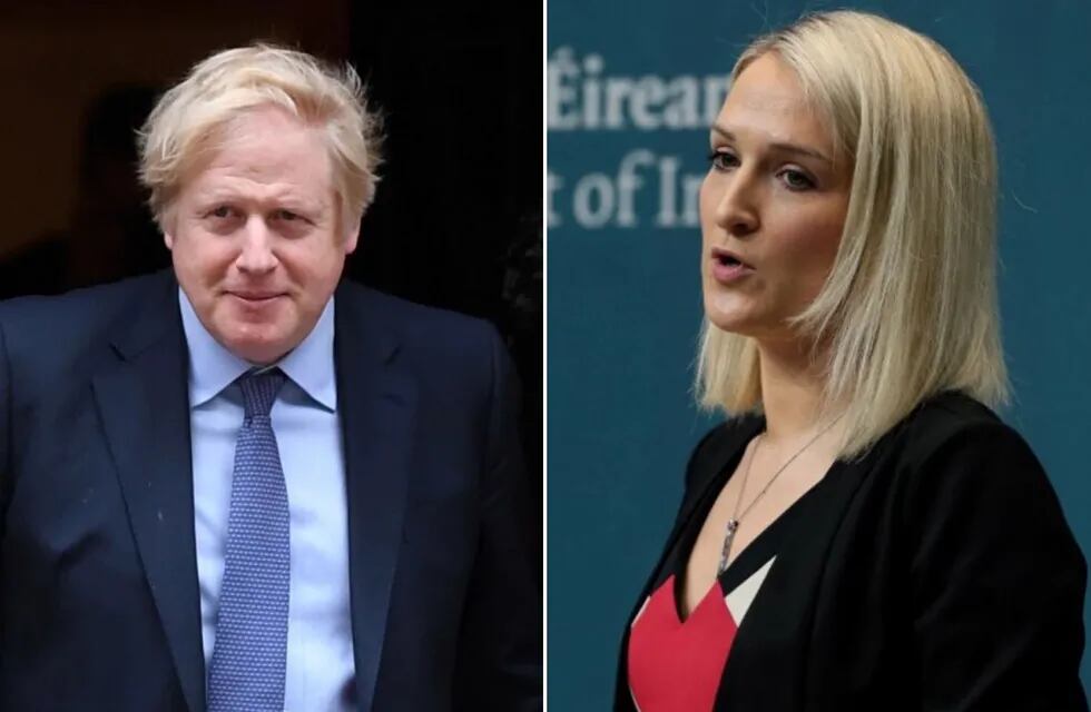 La ministra de Justicia irlandesa Helen McEntee refutó el domingo las acusaciones del líder británico Boris Johnson de que la Unión Europea amenaza con instaurar un bloqueo en Irlanda del Norte.