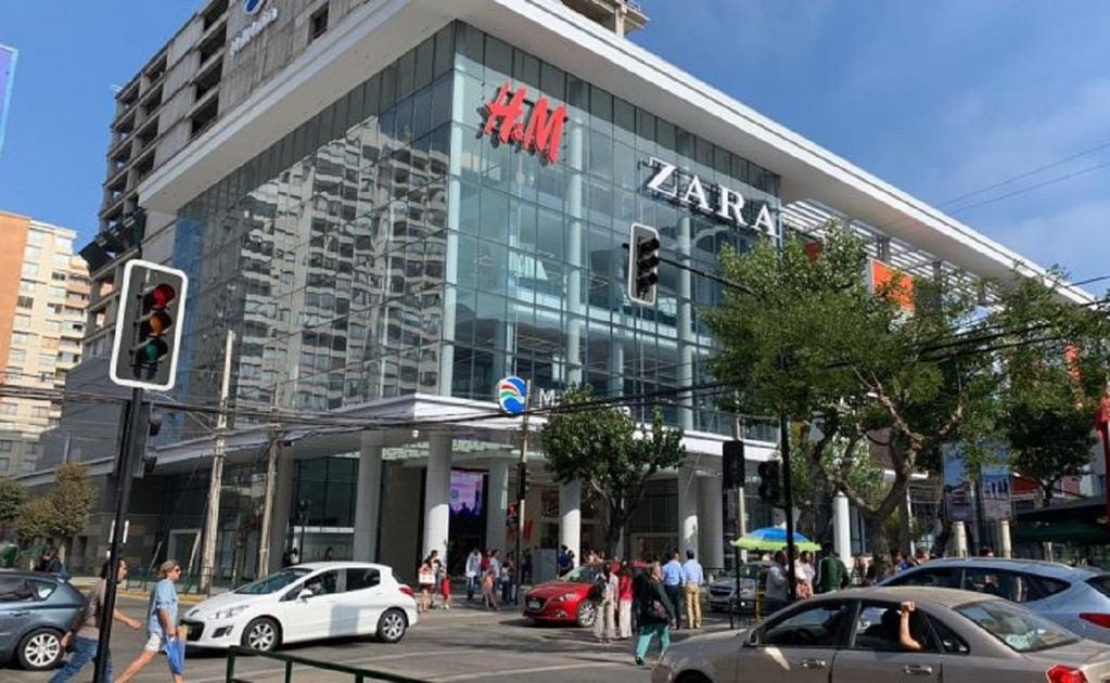Local H&M y Zara en Viña del Mar, Chile (Imagen ilustrativa / Web)