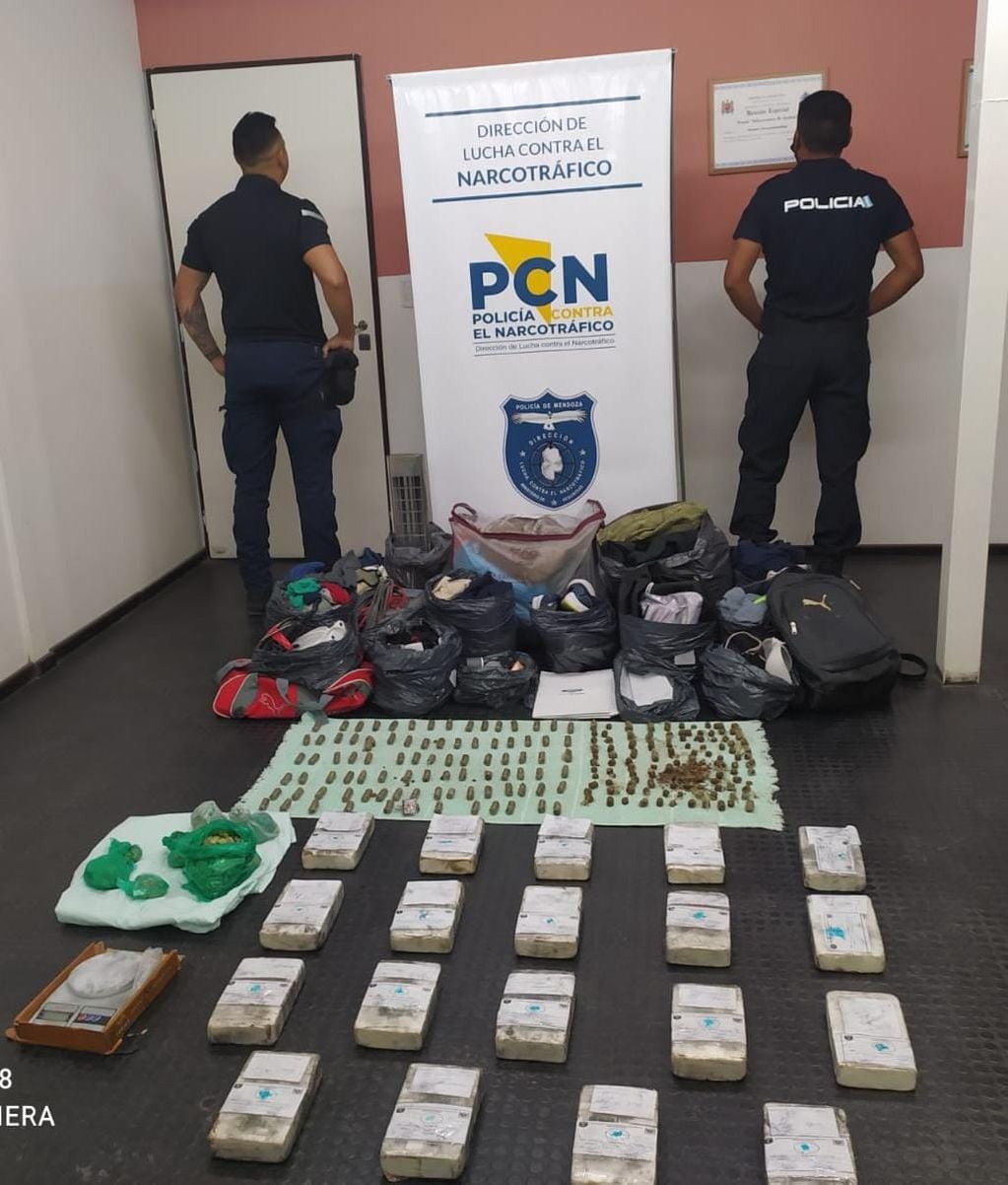 Secuestran droga en Ciudad. /Prensa de Ministerio de Seguridad