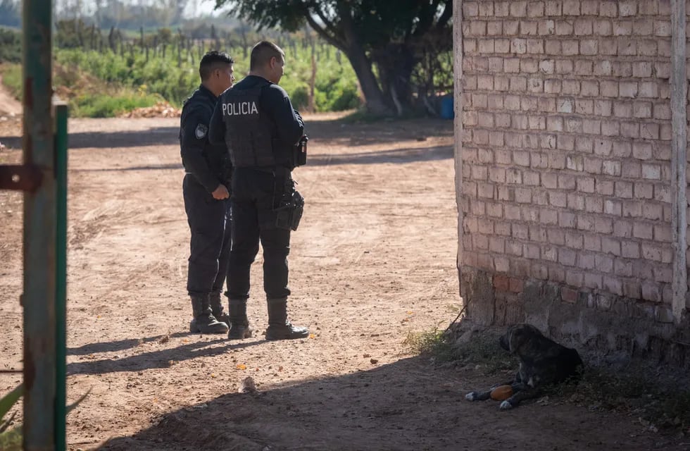 Villca fue asesinado en el interior de Finca López, ubicada en carril Los Álamos y ruta 20, de Maipú. | Foto: Ignacio Blanco / Los Andes