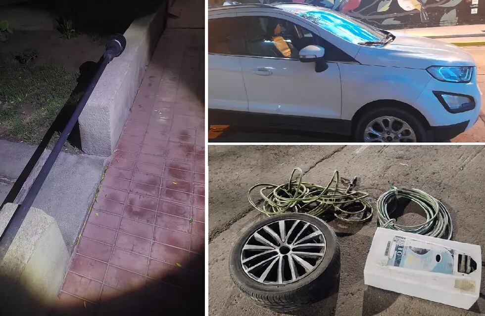 Ladrones cayeron “con las manos en la masa” con artículos robados en el Gran Mendoza| Foto: Ministerio de Seguridad y Justicia