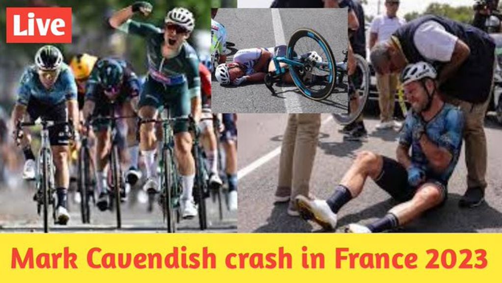 La caída de los ciclistas dejó a varios de ellos fuera del Tour. Foto: Twitter / @zeroTime859049