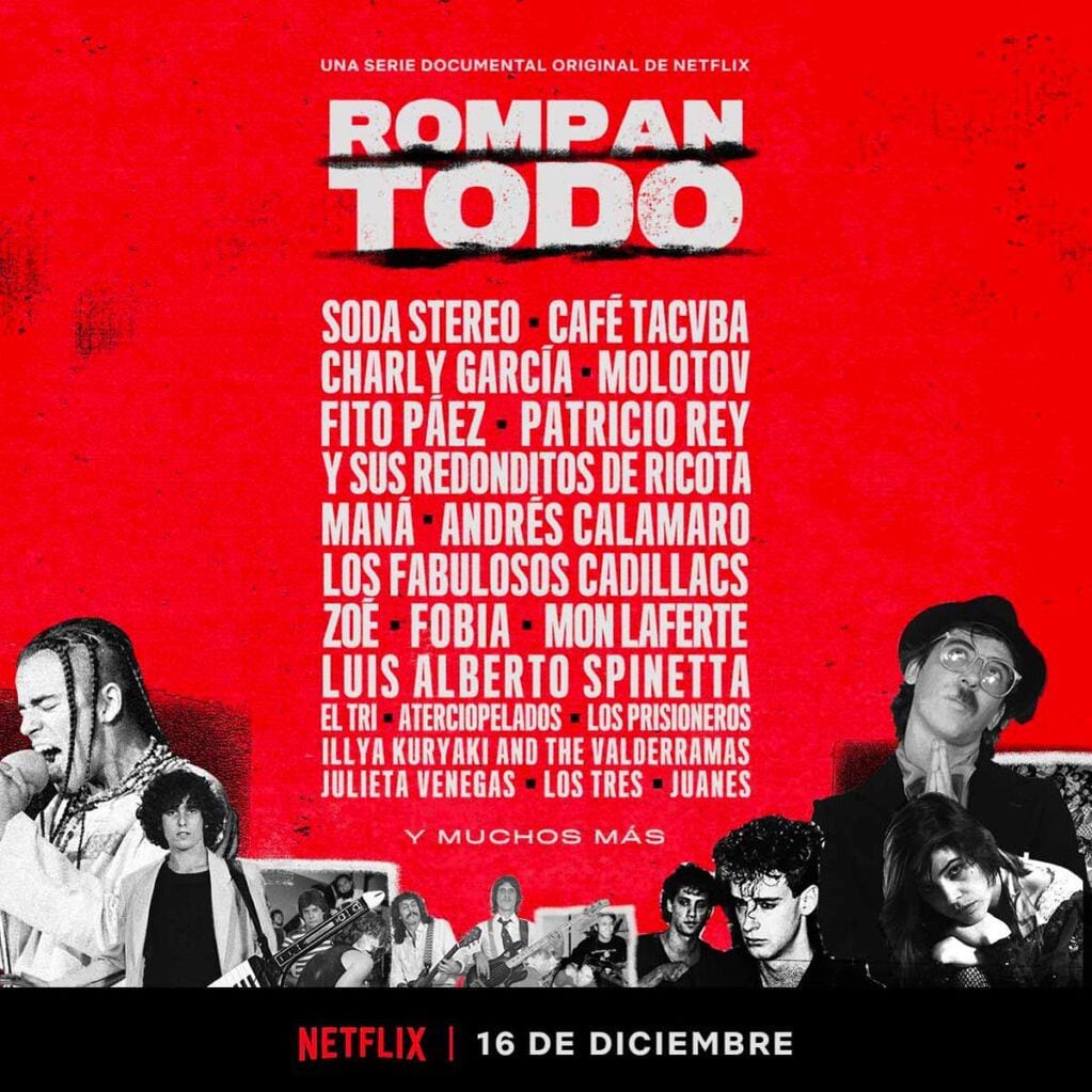 Rompan Todo, la serie sobre el rock en Latinoamérica.