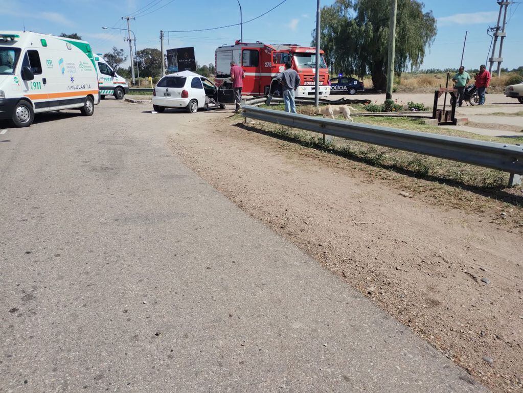 El accidente se produjo en la Vuelta de Rodrigo, San Rafael.