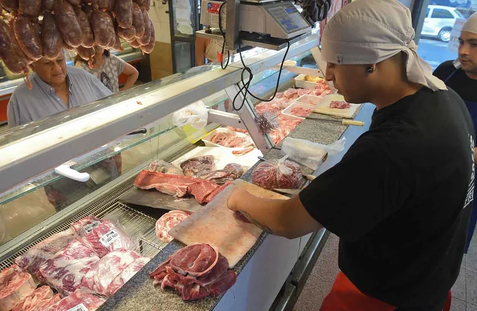 El consumo de carne cayó en febrero. Foto: José Gutierrez / Los Andes