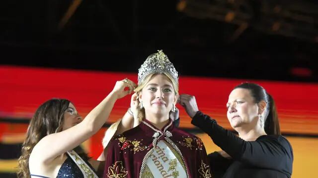 Agostina Saua, de Ciudad de Mendoza, es la la Reina Nacional de la Vendimia 2024