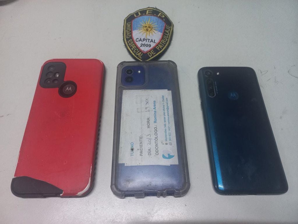 Detuvieron a un ladrón que había robado smartphones en ciudad. - Foto: Ministerio de Seguridad.