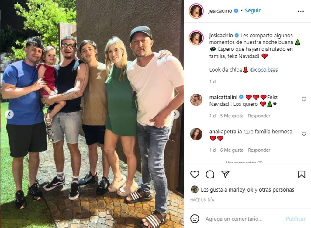 Confundieron a Jesica Cirio con Lali Espósito por una foto de Instagram