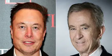 Elon Musk y Bernard Arnault