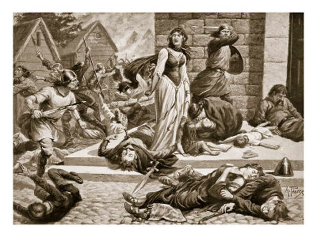 Ilustración de la Masacre de San Bricio. Foto: fdra-historia.blogspot.com