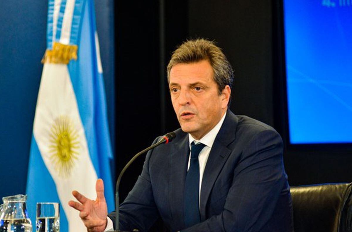 El Ministro de Economía Sergio Massa. - Los Andes