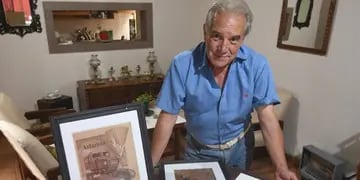José Lardone, un artista mendocino que conjuga sus pinturas con vinos malbec