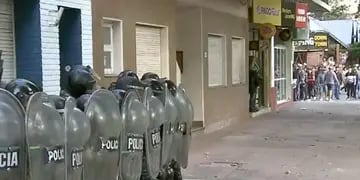 Incidentes en Miramar durante una manifestación