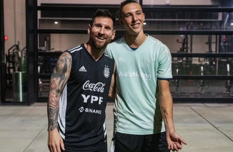 Lionel Messi y Francisco Ranieri