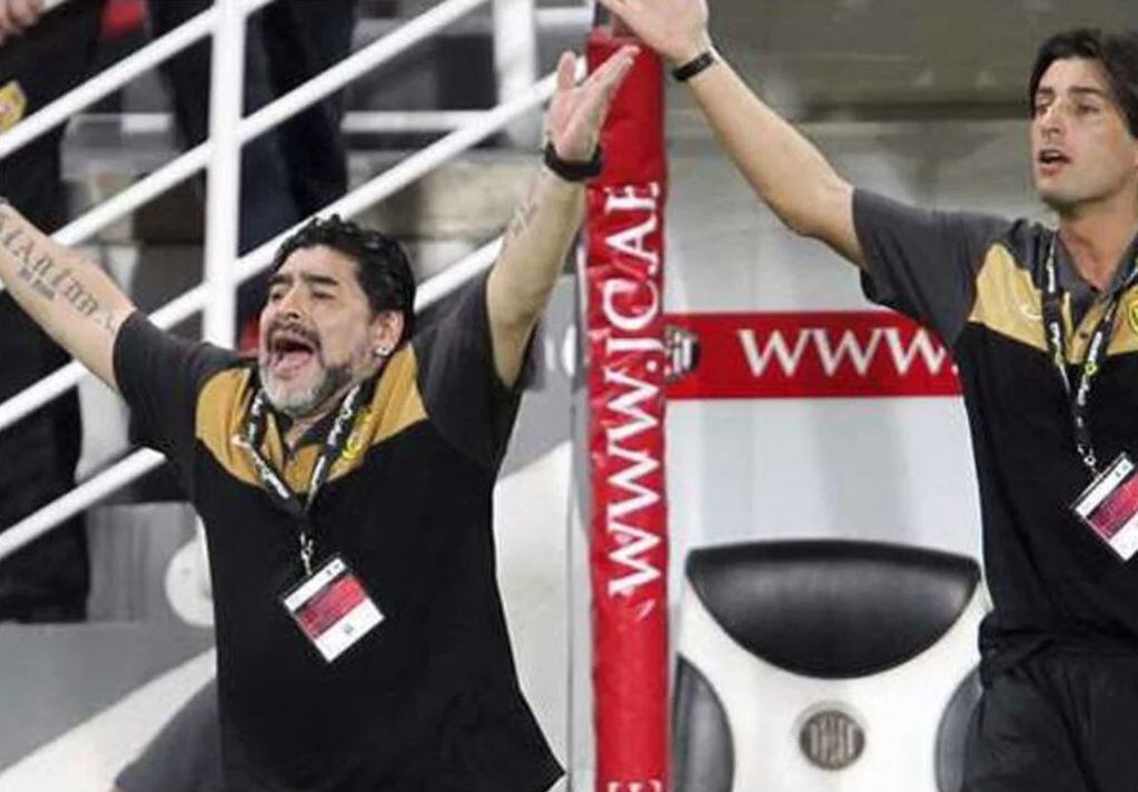 Trotta trabajó durante algunos meses con Maradona en Dubai. Hoy la relación no existe.