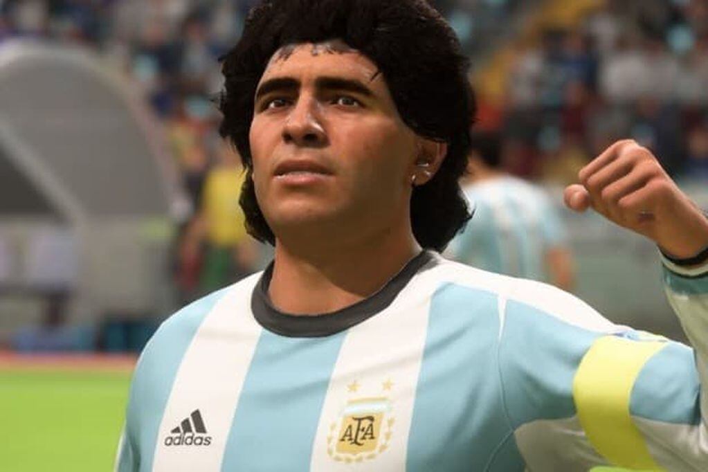 EA Sports ha comunicado la suspensión de Diego Armando Maradona en FIFA 22. / Gentileza.